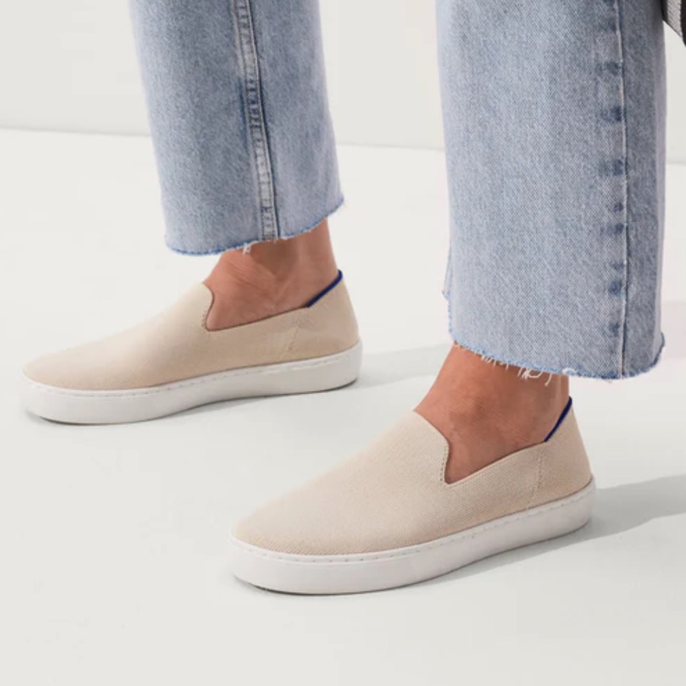 Rothy’s Original Slip-on Sneakers- Sand women’s 8